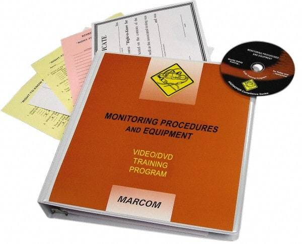 Marcom - Monitoring Procedures and Equipment, Multimedia Training Kit - 18 min Run Time DVD, English & Spanish - Exact Tool & Supply