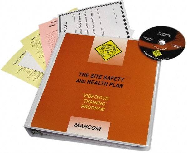 Marcom - The Site Safety & Health Plan, Multimedia Training Kit - 20 min Run Time DVD, English & Spanish - Exact Tool & Supply