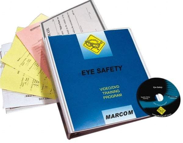 Marcom - Eye Safety, Multimedia Training Kit - 15 Minute Run Time DVD, English - Exact Tool & Supply