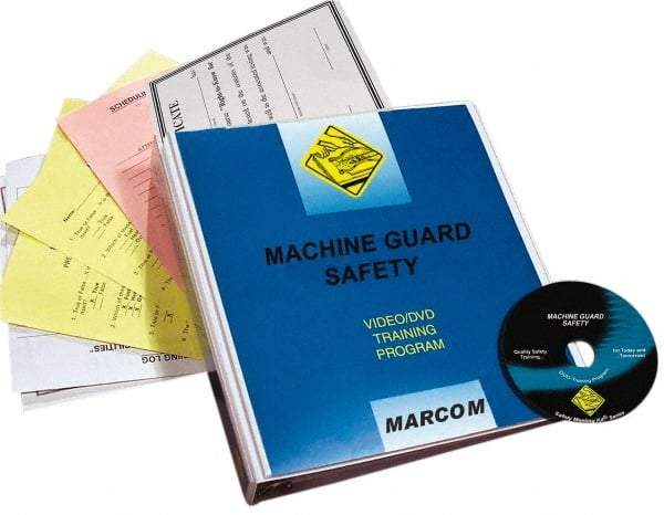 Marcom - Machine Guard Safety, Multimedia Training Kit - 19 Minute Run Time DVD, English and Spanish - Exact Tool & Supply