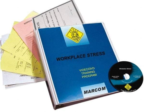 Marcom - Workplace Stress, Multimedia Training Kit - 13 Minute Run Time DVD, English and Spanish - Exact Tool & Supply