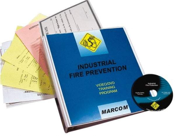 Marcom - Industrial Fire Prevention, Multimedia Training Kit - 22 Minute Run Time DVD, English and Spanish - Exact Tool & Supply