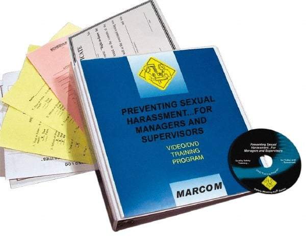Marcom - Preventing Sexual Harassment for Managers and Supervisors, Multimedia Training Kit - 16 Minute Run Time DVD, English and Spanish - Exact Tool & Supply