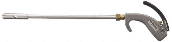 Guardair - 120 Max psi Venturi Nozzle Thumb Lever Blow Gun - 1/4 NPT, 24" Tube Length, Aluminum - Exact Tool & Supply