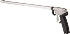 Guardair - 120 Max psi Whisper Jet Pistol Grip Blow Gun - 3/8 NPT, 24" Tube Length, Aluminum - Exact Tool & Supply
