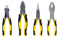 STANLEY® 4 Piece Bi-Material Plier Set - Exact Tool & Supply