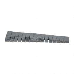 Quantum Storage - 22.4" Wide x 3" High, Gray Bin Divider - Use with DG93030 - Exact Tool & Supply