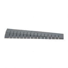 Quantum Storage - 22.4" Wide x 3" High, Gray Bin Divider - Use with DG93030 - Exact Tool & Supply
