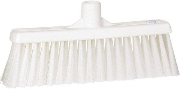 Vikan - 5-5/8" OAL Polyester Bristle Lobby Broom - 3" Bristle Length, 11" Wide - Exact Tool & Supply