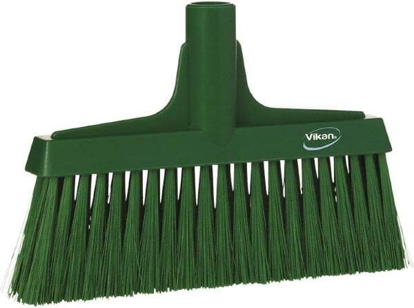 Vikan - 6-3/4" OAL Polyester Bristle Lobby Broom - 3" Bristle Length, 9-1/2" Wide - Exact Tool & Supply