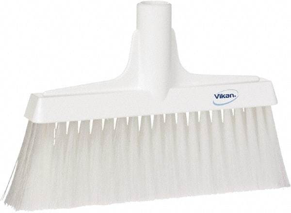 Vikan - 6-3/4" OAL Polyester Bristle Lobby Broom - 3" Bristle Length, 9-1/2" Wide - Exact Tool & Supply