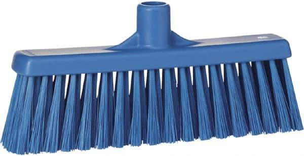 Vikan - 5-5/8" OAL Polyester Bristle Lobby Broom - 3" Bristle Length, 11" Wide - Exact Tool & Supply