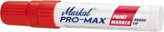 Markal - Orange Paint Marker - Broad Tip, Alcohol Base Ink - Exact Tool & Supply