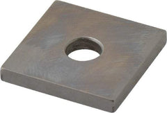 Mitutoyo - 0.127" Square Steel Gage Block - Accuracy Grade 0, Includes Certificate of Inspection - Exact Tool & Supply
