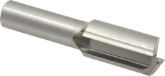 Amana Tool - 3/4" Diam, 1/2" Shank Diam, 1-1/4" Length of Cut, 2 Flute Straight Router Bit - 2-7/8" Overall Length, Carbide Tipped - Exact Tool & Supply
