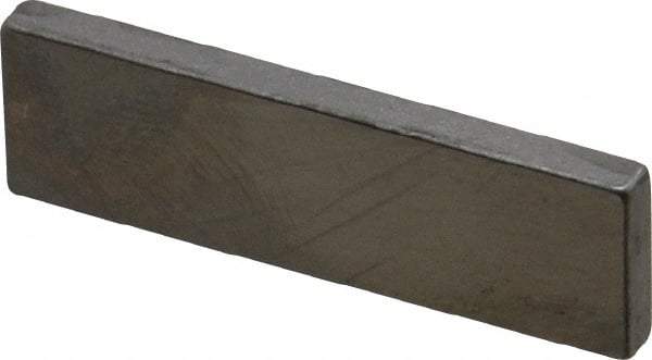 Mitutoyo - 0.1009" Rectangular Steel Gage Block - Accuracy Grade 0, Includes Certificate of Inspection - Exact Tool & Supply