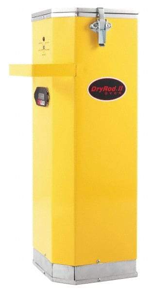 Phoenix Dry Rod - 20 Electrode Capacity, 100 to 300°F, Portable Electrode Stabilizing Welding Rod Oven - AC/DC Input Current, 100/240 Volt, 70 Watt, 9 Inch Wide x 20 Inch Deep x 23 Inch High, Digital Thermometer - Exact Tool & Supply