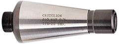 Criterion - 2-1/4-10 Threaded Mount, Boring Head Taper Shank - Threaded Mount Mount, 1-1/4 Inch Projection, 3.38 Inch Nose Diameter - Exact Tool & Supply