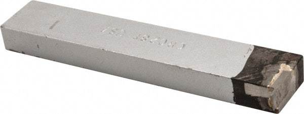 Accupro - 3/4 x 3/8" Shank, Full, Cutoff & Grooving Single Point Tool Bit - GR-028F, Grade Micrograin, 0.028" Groove Width, 0.09" Depth of Cut - Exact Tool & Supply