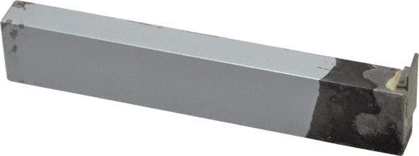 Accupro - 3/4 x 3/8" Shank, Full, Cutoff & Grooving Single Point Tool Bit - GR-040F, Grade Micrograin, 0.04" Groove Width, 0.15" Depth of Cut - Exact Tool & Supply