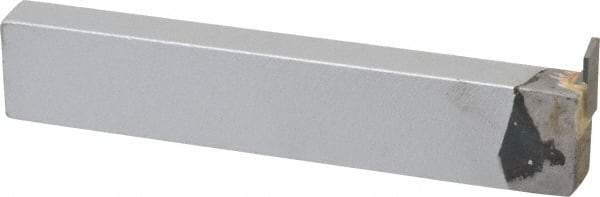 Accupro - 3/4 x 3/8" Shank, Cutoff & Grooving Single Point Tool Bit - GR-054002, Grade Micrograin, 0.054" Groove Width, 0.18" Depth of Cut - Exact Tool & Supply