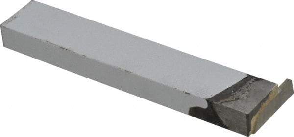 Accupro - 3/4 x 3/8" Shank, Cutoff & Grooving Single Point Tool Bit - GR-096002, Grade Micrograin, 0.096" Groove Width, 0.3" Depth of Cut - Exact Tool & Supply