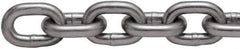 Peerless Chain - 5/8" Welded Proof Coil Chain - 6,900 Lb Capacity, Grade 30, Cut to Length, Low Carbon Steel, Standard Finish - Exact Tool & Supply