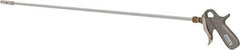 Guardair - 120 Max psi Venturi Nozzle Pistol Grip Blow Gun - 1/4 NPT, 48" Tube Length, Aluminum - Exact Tool & Supply