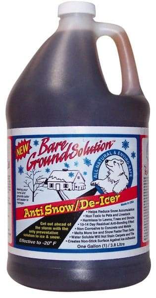 Bare Ground Solutions - 1 Gal Jug Magnesium Chloride Liquid - Effective to -25°F - Exact Tool & Supply