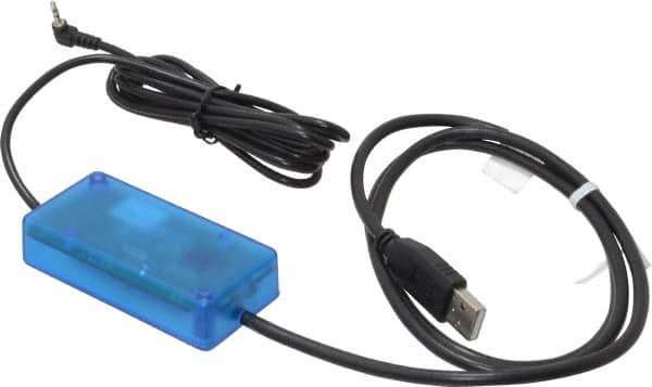 ASD/QMS - Remote Data Collection Interface - 6 Ft. Overall Length, For Use with Mahr Maxum III (6 Pin), SPI 13-700 Series IP65 Micrometers - Exact Tool & Supply