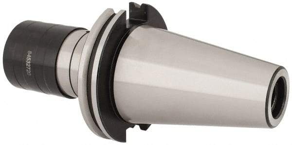Accupro - CAT50 Taper Shank Tension & Compression Tapping Chuck - 1/4 to 7/8" Tap Capacity, 102.5mm Projection, Size 2 Adapter, Quick Change, Through Coolant - Exact Tool & Supply