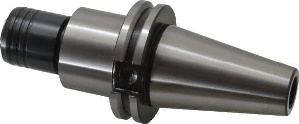 Accupro - CAT40 Taper Shank Rigid Tapping Adapter - #0 to 9/16" Tap Capacity, 87.5mm Projection, Size 1 Adapter, Quick Change, Through Coolant - Exact Tool & Supply