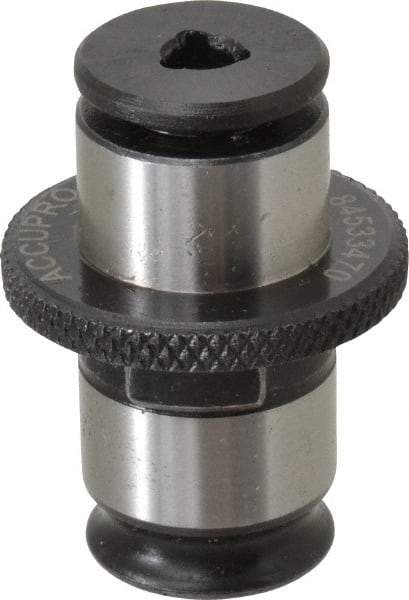 Accupro - 0.194" Tap Shank Diam, 0.152" Tap Square Size, #10 Tap, #1 Tapping Adapter - 0.276" Projection, 0.5118" Tap Depth, 25.5mm OAL, 19mm Shank OD, Through Coolant, Series WE 1 KP - Exact Tool & Supply
