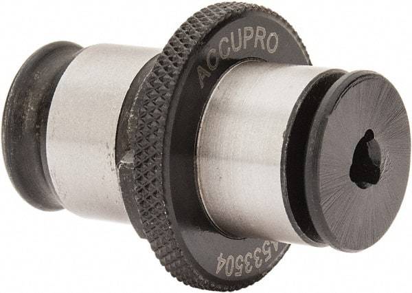 Accupro - 0.168" Tap Shank Diam, 0.131" Tap Square Size, #8 Tap, #1 Tapping Adapter - 0.276" Projection, 0.5118" Tap Depth, 25.5mm OAL, 19mm Shank OD, Through Coolant, Series WE 1 KP - Exact Tool & Supply