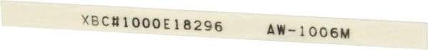 Value Collection - Rectangular, Ceramic Fiber Finishing Stick - 4" Long x 15/64" Width, 1,000 Grit, Ultra Fine Grade - Exact Tool & Supply