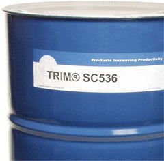 Master Fluid Solutions - Trim SC536, 54 Gal Drum Cutting & Grinding Fluid - Semisynthetic, For Drilling, Reaming, Tapping - Exact Tool & Supply