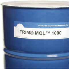 Master Fluid Solutions - Trim MQL 1000, 54 Gal Drum Cutting Fluid - Straight Oil, For Drilling, Milling, Reaming, Sawing, Tapping - Exact Tool & Supply