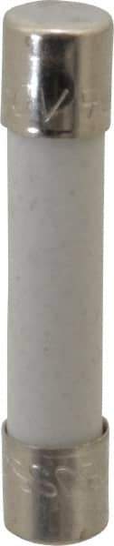 Cooper Bussmann - 125 VDC, 250 VAC, 15 Amp, Fast-Acting Miniature Ceramic Fuse - 1-1/4" OAL, 1/4" Diam - Exact Tool & Supply
