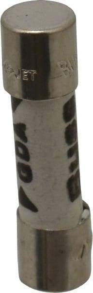 Cooper Bussmann - 250 VAC, 32 VDC, 2.5 Amp, Fast-Acting Miniature Ceramic Fuse - 20mm OAL, 5mm Diam - Exact Tool & Supply