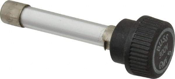 Cooper Bussmann - 300 VAC, 5 Amp, Time Delay Size Rejecting/NonRejecting Fuse - Fuse Holder Mount, 2-1/4" OAL, 10 at AC kA Rating, 15.9mm Diam - Exact Tool & Supply