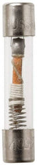 Cooper Bussmann - 250 VAC, 32 VDC, 0.38 Amp, Time Delay Miniature Glass Fuse - 1-1/4" OAL, 1/4" Diam - Exact Tool & Supply
