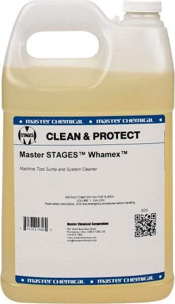 Master Fluid Solutions - 1 Gal Bottle Cleaner - Coolant Cleaner, Sump Cleaner, Machine Cleaner - Exact Tool & Supply