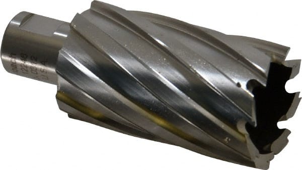 Hougen - 1-7/16" Diam x 2" Deep High Speed Steel Annular Cutter - Exact Tool & Supply