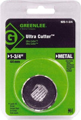 Greenlee - 1-3/4" Diam, 1/2" Cutting Depth, Hole Saw - High Speed Steel Saw, Toothed Edge - Exact Tool & Supply