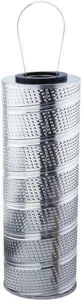 Parker - 6-1/4" OD, 5µ, Resin Cellulose Pleated-Resin Bonded Cartridge Filter - 36" Long - Exact Tool & Supply