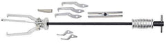 Proto - 10 Piece, 7" Spread, Hammer Puller Set - 3 Jaws, 6" Reach - Exact Tool & Supply
