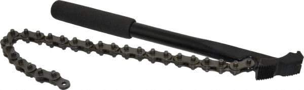 Proto - 4" Max Pipe Capacity, 16-1/4" Long, Chain Wrench - 12" Handle Length - Exact Tool & Supply