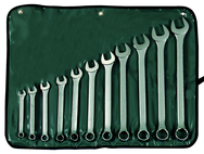 STANLEY® 11 Piece Satin Finish Fractional Combination Wrench Set – 12 Point - Exact Tool & Supply