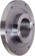 Pratt Burnerd America - Adapter Back Plate for 6" Diam Self Centering Lathe Chucks - 1-1/2 - 8 Mount, 1.81" Through Hole Diam, Steel - Exact Tool & Supply