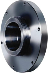 Pratt Burnerd America - Adapter Back Plate for 6" Diam Self Centering Lathe Chucks - L-00 Mount, 1.81" Through Hole Diam, Steel - Exact Tool & Supply